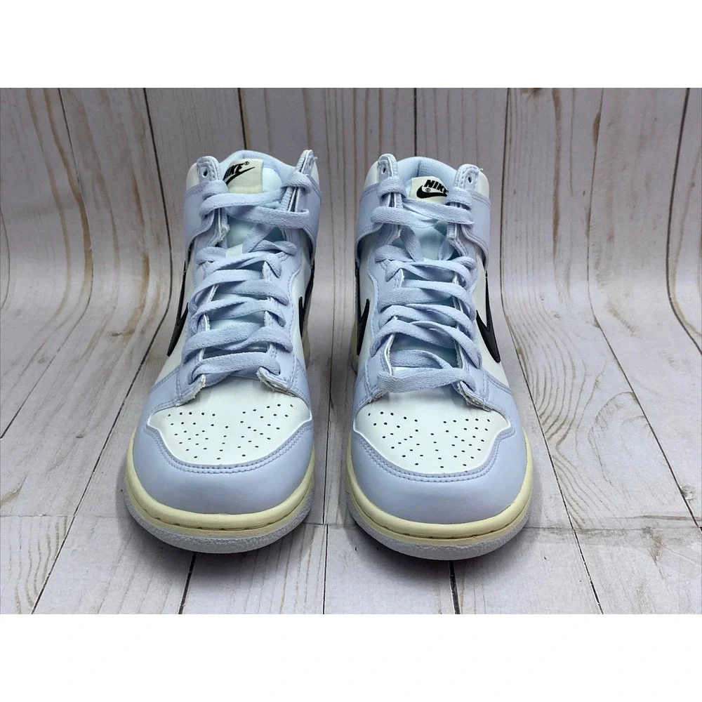 Nike Dunk High GS‎ Football Grey Black Youth Size 6.5Y DB2179-110 New